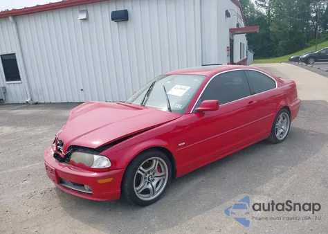 2002 BMW 330Ci from USA, damaged, VIN WBABN53412JU39577